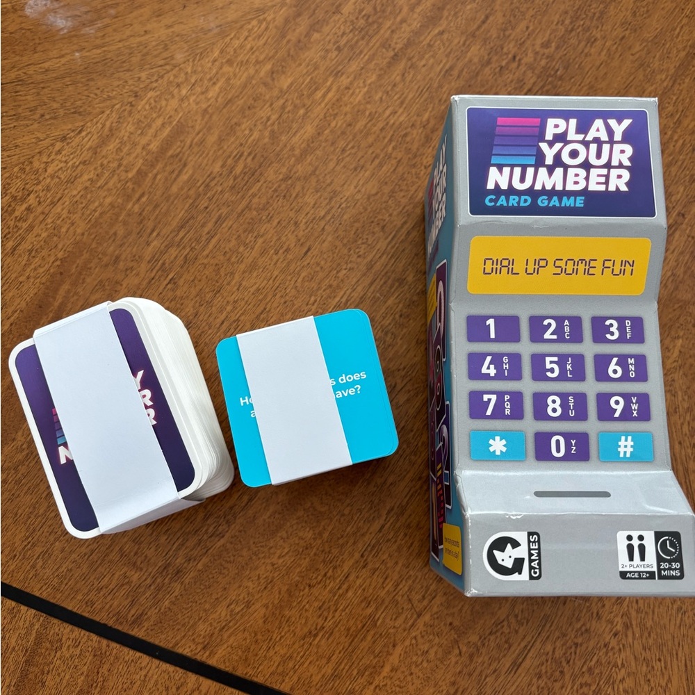 Play Your Number Card Game